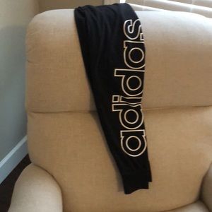 Black active adidas sweatpants